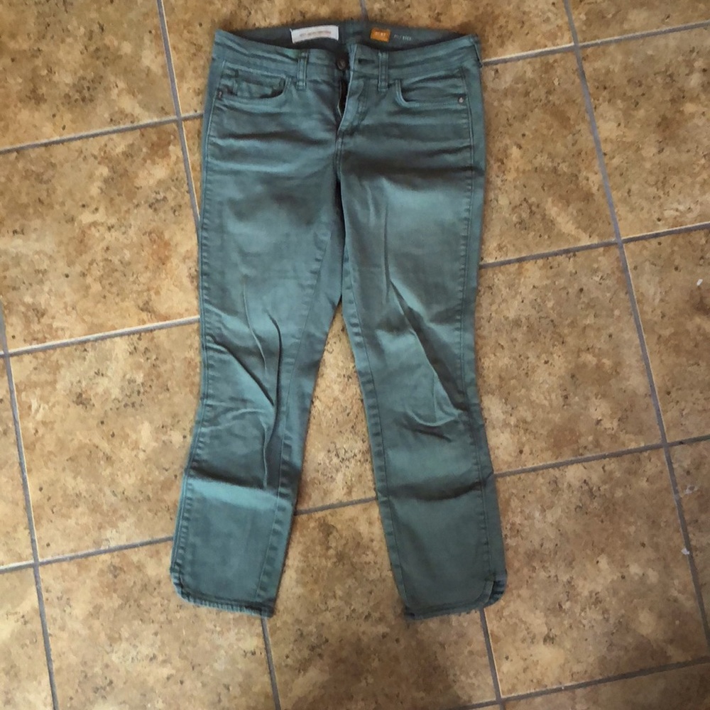 Sage green Pilcro & the letterpress crop